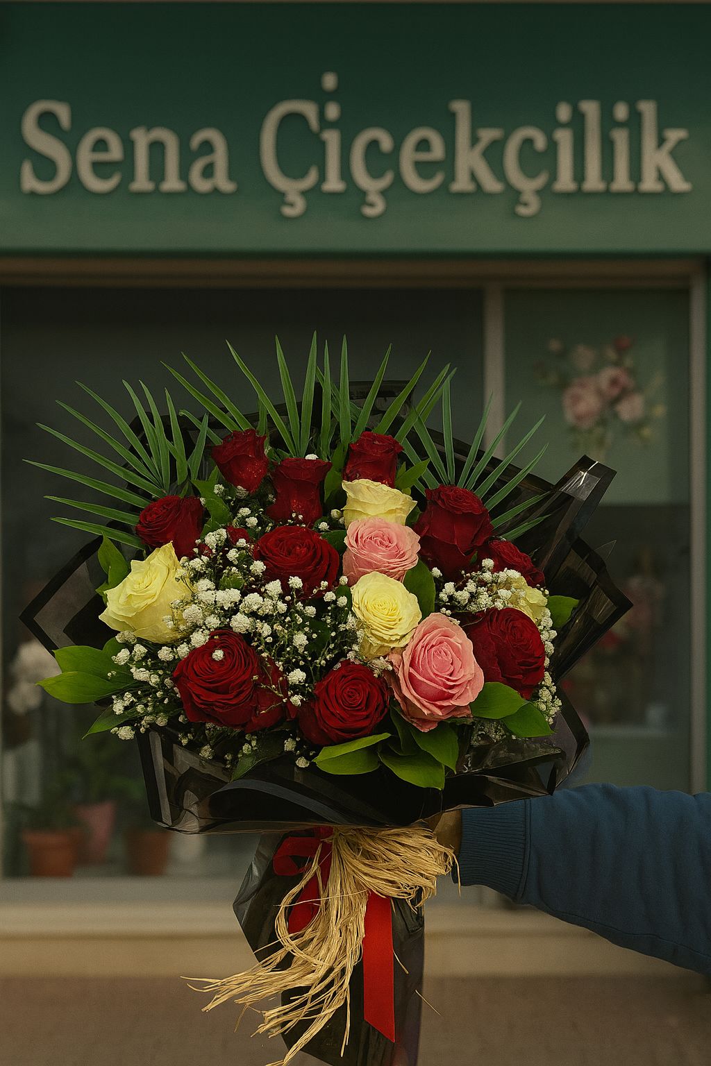 18 ADET GÜL BUKETİ 04